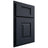 Shiloh Cabinetry Partial Overlay Hamlin Poplar Plain Cut Hudson Door