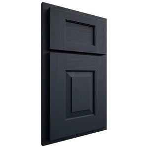 Shiloh Cabinetry Partial Overlay Hamlin Poplar Plain Cut Hudson Door