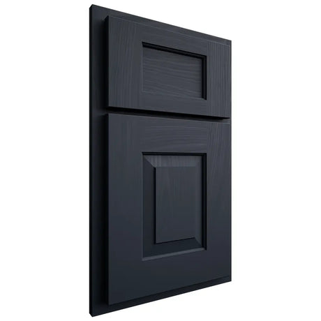 Shiloh Cabinetry Partial Overlay Hamlin Poplar Plain Cut Hudson Door