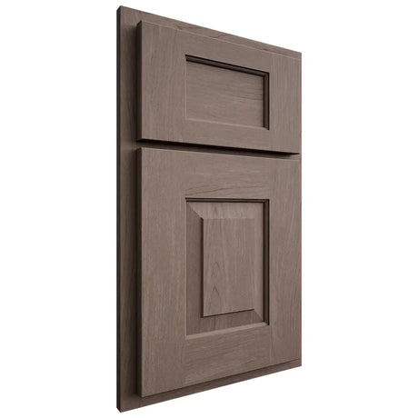Shiloh Cabinetry Partial Overlay Hamlin Poplar Plain Cut River Rock Door