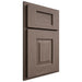 Shiloh Cabinetry Partial Overlay Hamlin Poplar Plain Cut River Rock Door