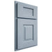 Shiloh Cabinetry Partial Overlay Hamlin Poplar Plain Cut Sky Door