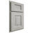 Shiloh Cabinetry Partial Overlay Hamlin Poplar Plain Cut Stratus Door