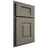 Shiloh Cabinetry Partial Overlay Hamlin Poplar Plain Cut Thyme Door