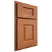 Shiloh Cabinetry Partial Overlay Hamlin Red Oak Plain Cut Harvest Door