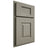 Shiloh Cabinetry Partial Overlay Hamlin Red Oak Plain Cut Thyme Door
