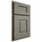 Shiloh Cabinetry Partial Overlay Hamlin Walnut Plain Cut Thyme Door