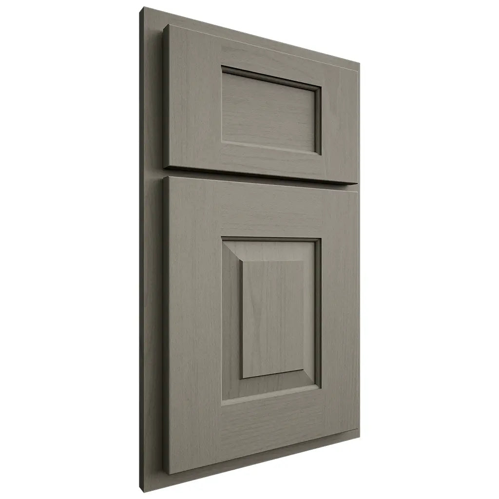 Shiloh Cabinetry Partial Overlay Hamlin Walnut Plain Cut Thyme Door