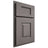 Shiloh Cabinetry Partial Overlay Hamlin White Oak Plain Cut Flagstone Door