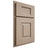 Shiloh Cabinetry Partial Overlay Hamlin White Oak Plain Cut Straw Door