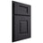 Shiloh Cabinetry Partial Overlay Hamlin White Oak Quarter Sawn Harbor Door