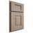 Shiloh Cabinetry Partial Overlay Hamlin White Oak Quarter Sawn Whitewash Door
