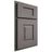Shiloh Cabinetry Partial Overlay Hamlin White Oak Rift Cut Flagstone Door