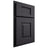 Shiloh Cabinetry Partial Overlay Hamlin White Oak Rift Cut Harbor Door