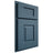 Shiloh Cabinetry Partial Overlay Hamlin White Oak Rift Cut Hudson Door