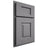 Shiloh Cabinetry Partial Overlay Hamlin White Oak Rift Cut Sterling Door