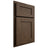 Shiloh Cabinetry Partial Overlay Hanover Alder Plain Cut Caviar Door