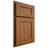 Shiloh Cabinetry Partial Overlay Hanover Hickory Plain Cut Chestnut Door