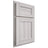 Shiloh Cabinetry Partial Overlay Hanover Hickory Plain Cut Cotton Door