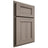 Shiloh Cabinetry Partial Overlay Hanover Hickory Plain Cut Sterling Door