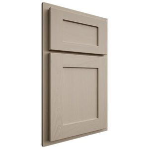 Shiloh Cabinetry Partial Overlay Hanover Maple Plain Cut Pebble Door