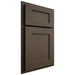 Shiloh Cabinetry Partial Overlay Hanover Maple Plain Cut Perfect Brown Door