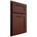 Shiloh Cabinetry Partial Overlay Hanover Maple Plain Cut Sable Door