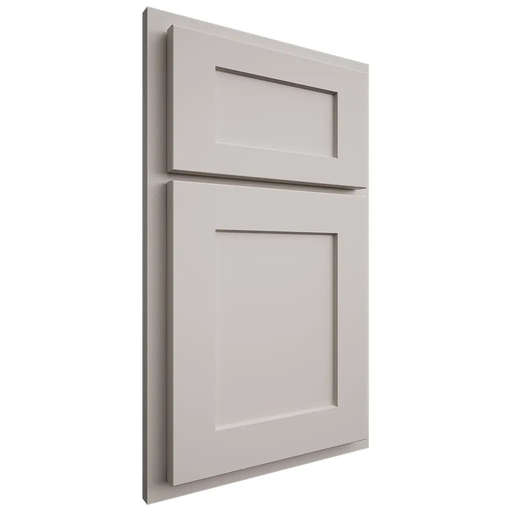 Shiloh Cabinetry Partial Overlay Hanover Paintable Amazing Gray Door
