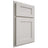 Shiloh Cabinetry Partial Overlay Hanover Paintable Beige Door