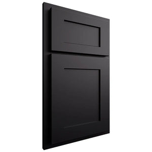 Shiloh Cabinetry Partial Overlay Hanover Paintable Black Door