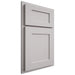 Shiloh Cabinetry Partial Overlay Hanover Paintable Light French Gray Door