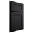 Shiloh Cabinetry Partial Overlay Hanover Poplar Plain Cut Harbor Door