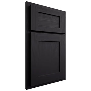 Shiloh Cabinetry Partial Overlay Hanover Poplar Plain Cut Harbor Door
