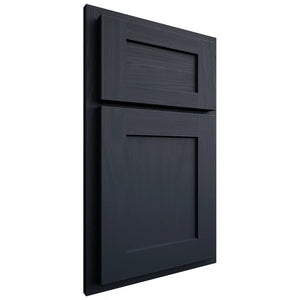 Shiloh Cabinetry Partial Overlay Hanover Poplar Plain Cut Hudson Door