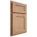 Shiloh Cabinetry Partial Overlay Hanover Red Oak Plain Cut Natural Door