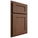 Shiloh Cabinetry Partial Overlay Hanover Walnut Plain Cut Natural Door