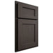 Shiloh Cabinetry Partial Overlay Hanover White Oak Plain Cut Creekside Door