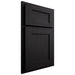 Shiloh Cabinetry Partial Overlay Hanover White Oak Plain Cut Espresso Door