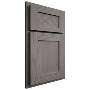 Shiloh Cabinetry Partial Overlay Hanover White Oak Plain Cut Flagstone Door