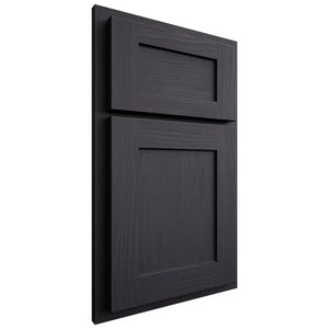 Shiloh Cabinetry Partial Overlay Hanover White Oak Plain Cut Harbor Door