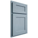 Shiloh Cabinetry Partial Overlay Hanover White Oak Plain Cut Sky Door