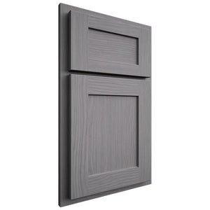 Shiloh Cabinetry Partial Overlay Hanover White Oak Plain Cut Sterling Door