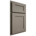 Shiloh Cabinetry Partial Overlay Hanover White Oak Plain Cut Thyme Door