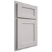 Shiloh Cabinetry Partial Overlay Hanover White Oak Quarter Sawn Cotton Door