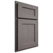 Shiloh Cabinetry Partial Overlay Hanover White Oak Quarter Sawn Flagstone Door