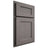 Shiloh Cabinetry Partial Overlay Hanover White Oak Rift Cut Flagstone Door