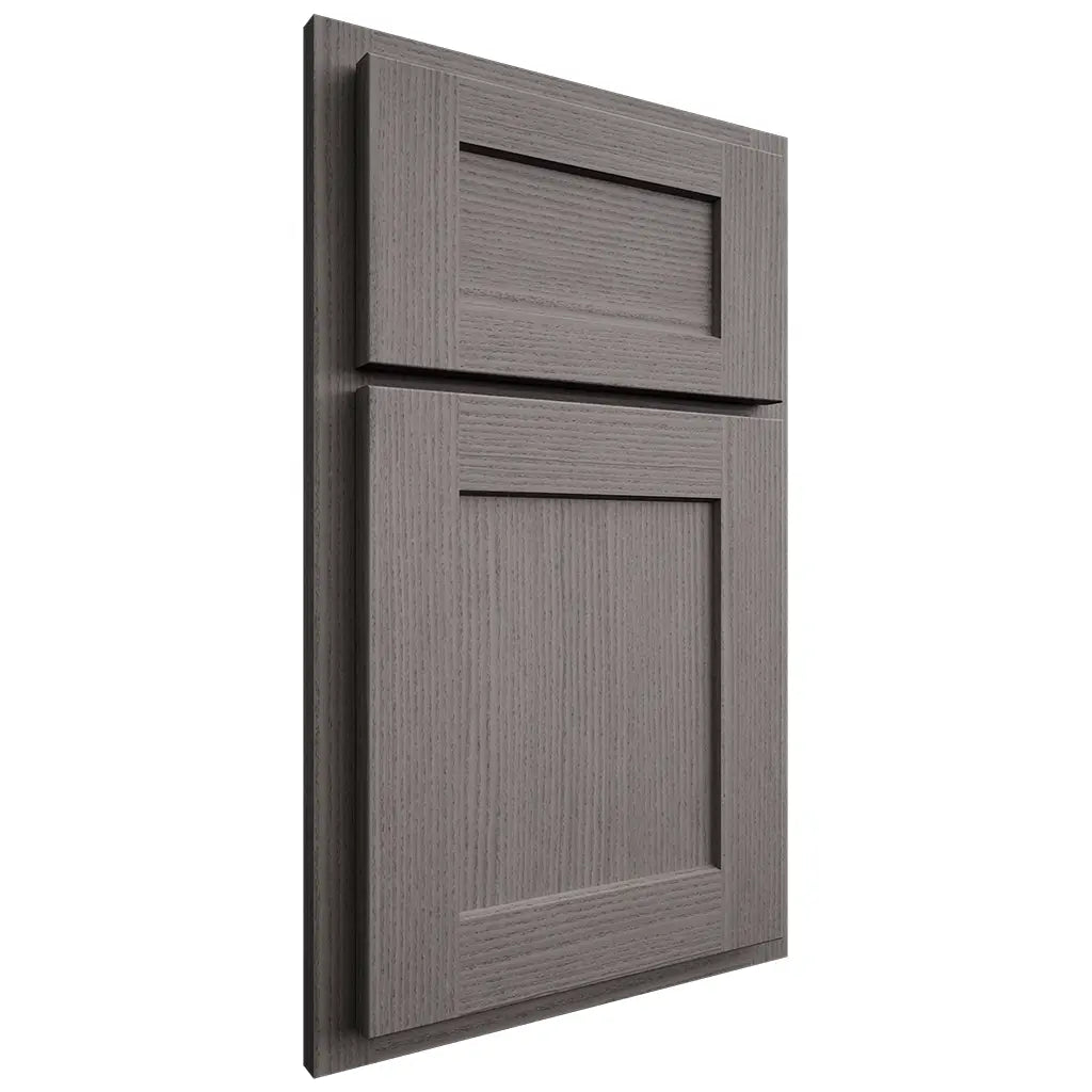Shiloh Cabinetry Partial Overlay Hanover White Oak Rift Cut Flagstone Door