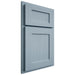 Shiloh Cabinetry Partial Overlay Hanover White Oak Rift Cut Sky Door