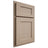 Shiloh Cabinetry Partial Overlay Hanover White Oak Rift Cut Straw Door