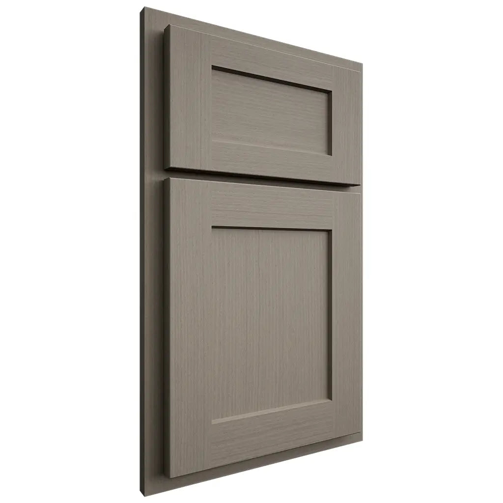 Shiloh Cabinetry Partial Overlay Hanover White Oak Rift Cut Thyme Door